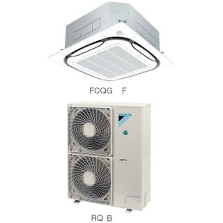 Кондиционер Daikin Сплит Система FCQG-F/RR-B FCQG-F/RQ-B Кассетный ON/OFF FCQG100F RR100BW Nord-30 с зимним комплектом Иней