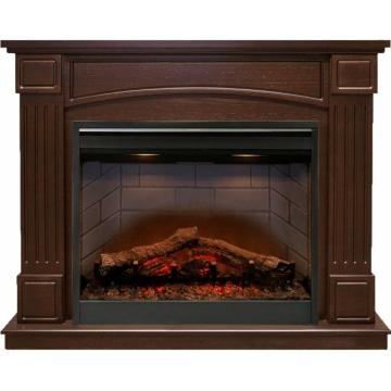 Каминокомплект Dimplex Optiflame Boston тёмный дуб (высота 930мм) с очагом Symphony 26'' DF2608-INT 