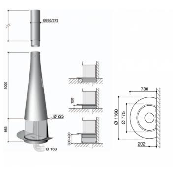 Дровяной камин Focus Filiofocus 2000 пристенный 