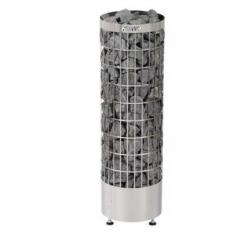Электрическая печь для сауны Harvia Cilindro PC70 Steel со встроенным пультом HPC700400 6410082610068