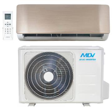 Кондиционер Mdv Настенная Сплит система AURORA INVERTER MDSA-09HRFN1 Золотистая панель /MDOA-09HFN1 