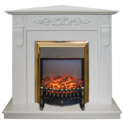 Электрокамин RealFlame Dominica Corner WT c очагом Fobos Lux BR S