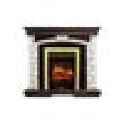 Электрокамин Royal Flame Glasgow (темный дуб) с очагом Fobos FX Brass
