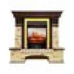 Электрокамин Royal Flame Pierre Luxe сланец (темный дуб) с очагом Fobos FX M Brass