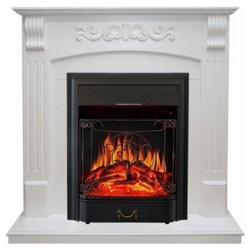 Электрокамин Royal Flame Sorrento (белый) с очагом Majestic FX Black 