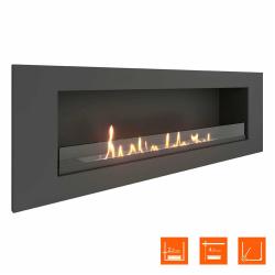 Биокамин в нишу SteelHeat LONG 1200 Small (Стекло)