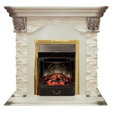 Камин Электрический RealFlame Dublin Lux WT + Majestic LUX BR S 