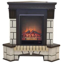 Камин Электрический RealFlame Stone new corner (угловой) + Eugene