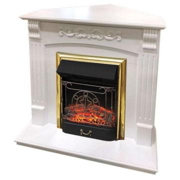 Камин Электрический Royal Flame Sorrento corner белый дуб + Majestic BR 